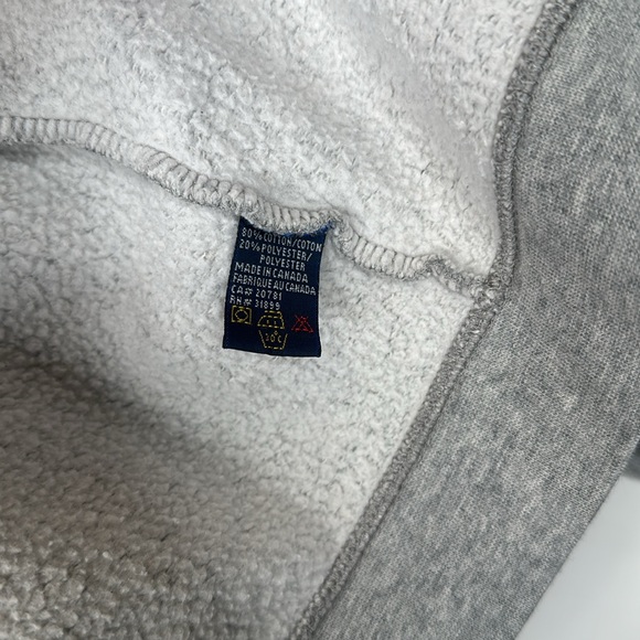 Tommy Jeans Zip Up Hoodie Youth Size L Grey Embroidered - Picture 7 of 7